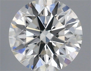 Picture of Natural Diamond 0.41 Carats, Round with Excellent Cut, H Color, SI1 Clarity and Certified by IGI