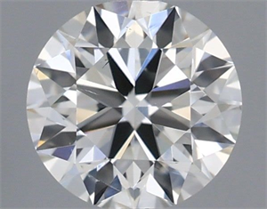 Picture of Natural Diamond 0.40 Carats, Round with Excellent Cut, G Color, SI1 Clarity and Certified by IGI