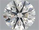 Natural Diamond 0.41 Carats, Round with Excellent Cut, I Color, VVS1 Clarity and Certified by IGI