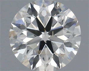 Picture of Natural Diamond 0.40 Carats, Round with Excellent Cut, I Color, SI1 Clarity and Certified by IGI