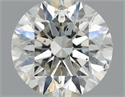 Natural Diamond 0.80 Carats, Round with Excellent Cut, G Color, SI2 Clarity and Certified by IGI