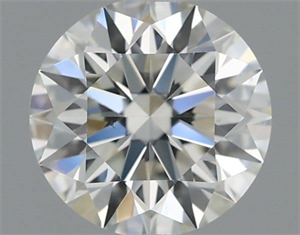 Picture of Natural Diamond 0.54 Carats, Round with Excellent Cut, H Color, VS1 Clarity and Certified by IGI
