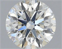 Natural Diamond 0.76 Carats, Round with Excellent Cut, I Color, VS2 Clarity and Certified by IGI