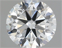 Natural Diamond 0.63 Carats, Round with Excellent Cut, H Color, VS2 Clarity and Certified by IGI