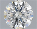 Natural Diamond 0.51 Carats, Round with Excellent Cut, H Color, SI2 Clarity and Certified by IGI
