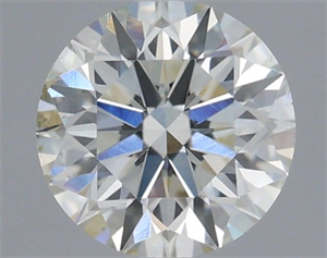 Picture of Natural Diamond 0.71 Carats, Round with Excellent Cut, H Color, SI1 Clarity and Certified by IGI