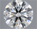 Natural Diamond 0.40 Carats, Round with Excellent Cut, H Color, SI1 Clarity and Certified by IGI