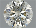 Natural Diamond 0.82 Carats, Round with Excellent Cut, K Color, SI1 Clarity and Certified by IGI