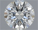 Natural Diamond 0.60 Carats, Round with Excellent Cut, H Color, VS2 Clarity and Certified by IGI