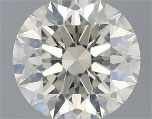 Picture of Natural Diamond 0.52 Carats, Round with Excellent Cut, J Color, VS2 Clarity and Certified by IGI