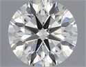Natural Diamond 0.40 Carats, Round with Excellent Cut, H Color, SI1 Clarity and Certified by IGI
