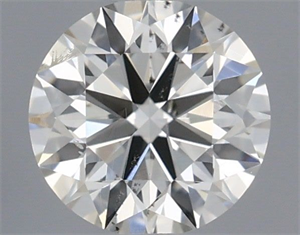 Picture of Natural Diamond 0.40 Carats, Round with Excellent Cut, H Color, SI1 Clarity and Certified by IGI