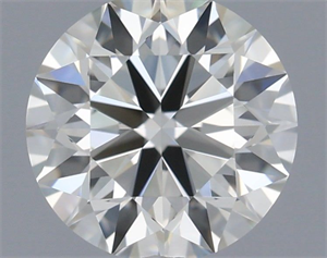 Picture of Natural Diamond 0.70 Carats, Round with Excellent Cut, I Color, VVS1 Clarity and Certified by IGI