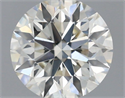 Natural Diamond 0.51 Carats, Round with Excellent Cut, I Color, SI1 Clarity and Certified by IGI