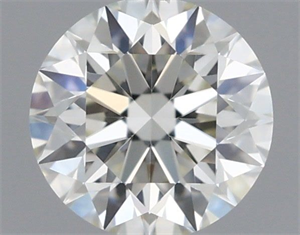 Picture of Natural Diamond 0.42 Carats, Round with Excellent Cut, H Color, VVS1 Clarity and Certified by IGI