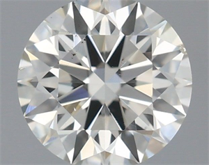 Picture of Natural Diamond 0.41 Carats, Round with Excellent Cut, H Color, VS2 Clarity and Certified by IGI