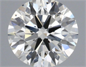 Natural Diamond 0.70 Carats, Round with Excellent Cut, H Color, SI1 Clarity and Certified by IGI