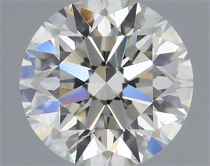 Picture of Natural Diamond 0.40 Carats, Round with Excellent Cut, H Color, SI1 Clarity and Certified by IGI