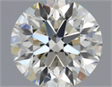 Natural Diamond 0.70 Carats, Round with Excellent Cut, I Color, VS1 Clarity and Certified by IGI