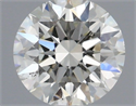 Natural Diamond 0.41 Carats, Round with Excellent Cut, H Color, SI1 Clarity and Certified by IGI