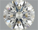 Natural Diamond 0.72 Carats, Round with Excellent Cut, J Color, VVS2 Clarity and Certified by IGI