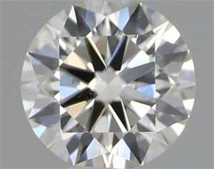 Picture of Natural Diamond 0.40 Carats, Round with Excellent Cut, J Color, SI1 Clarity and Certified by IGI