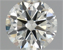 Natural Diamond 0.50 Carats, Round with Excellent Cut, K Color, VS2 Clarity and Certified by IGI