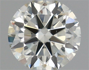 Picture of Natural Diamond 0.50 Carats, Round with Excellent Cut, K Color, VS2 Clarity and Certified by IGI
