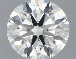 Picture of Natural Diamond 0.76 Carats, Round with Excellent Cut, I Color, VVS2 Clarity and Certified by IGI