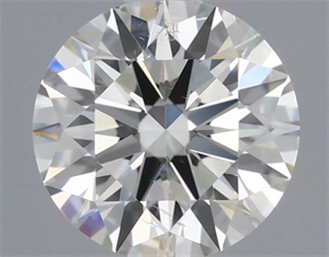 Picture of Natural Diamond 0.41 Carats, Round with Excellent Cut, H Color, SI1 Clarity and Certified by IGI