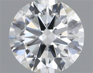 Foto Diamante Natural 0.40 quilates, Redondo , Color F, claridad VS2 y certificado IGI de