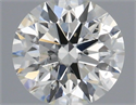 Natural Diamond 0.40 Carats, Round with Excellent Cut, H Color, SI1 Clarity and Certified by IGI