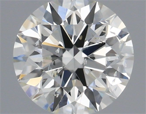 Picture of Natural Diamond 0.40 Carats, Round with Excellent Cut, H Color, SI1 Clarity and Certified by IGI