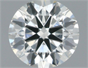 Natural Diamond 0.74 Carats, Round with Excellent Cut, H Color, VS2 Clarity and Certified by IGI