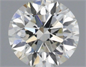 Natural Diamond 0.40 Carats, Round with Excellent Cut, H Color, SI1 Clarity and Certified by IGI