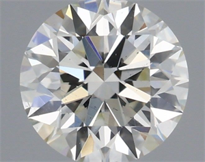 Picture of Natural Diamond 0.40 Carats, Round with Excellent Cut, H Color, SI1 Clarity and Certified by IGI