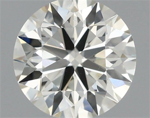 Picture of Natural Diamond 0.71 Carats, Round with Excellent Cut, J Color, VS2 Clarity and Certified by IGI