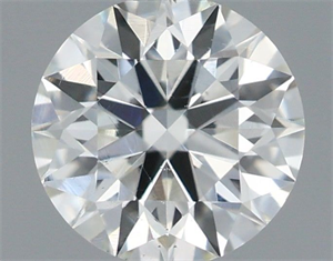 Picture of Natural Diamond 0.44 Carats, Round with Excellent Cut, H Color, VS1 Clarity and Certified by IGI