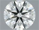 Natural Diamond 0.45 Carats, Round with Excellent Cut, H Color, VVS2 Clarity and Certified by IGI