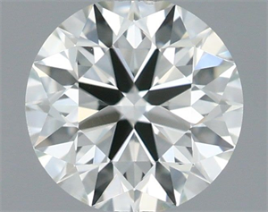 Picture of Natural Diamond 0.45 Carats, Round with Excellent Cut, H Color, VVS2 Clarity and Certified by IGI