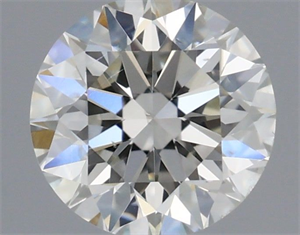 Picture of Natural Diamond 0.40 Carats, Round with Excellent Cut, H Color, SI1 Clarity and Certified by IGI
