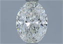 Natural Diamond 0.71 Carats, Oval with  Cut, J Color, VS1 Clarity and Certified by GIA