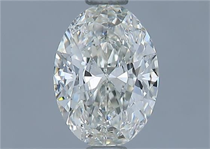 Picture of Natural Diamond 0.71 Carats, Oval with  Cut, J Color, VS1 Clarity and Certified by GIA