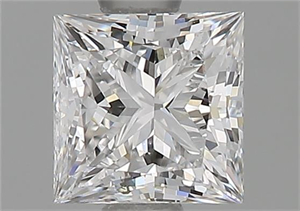 Foto Diamante Natural 0.71 quilates, Princesa , Color D, claridad VS2 y certificado GIA de