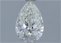 Natural Diamond 0.93 Carats, Pear with  Cut, I Color, VVS1 Clarity and Certified by GIA