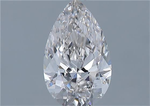 Picture of Natural Diamond 0.74 Carats, Pear with  Cut, H Color, VVS2 Clarity and Certified by GIA