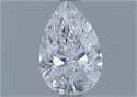 Natural Diamond 0.81 Carats, Pear with  Cut, D Color, VS1 Clarity and Certified by GIA