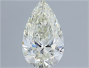 Natural Diamond 0.82 Carats, Pear with  Cut, J Color, SI1 Clarity and Certified by IGI