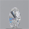 Natural Diamond 0.70 Carats, Oval with  Cut, E Color, VVS2 Clarity and Certified by GIA