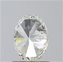 Diamante Natural 0.80 quilates, Ovalado , Color J, claridad SI2 y certificado GIA